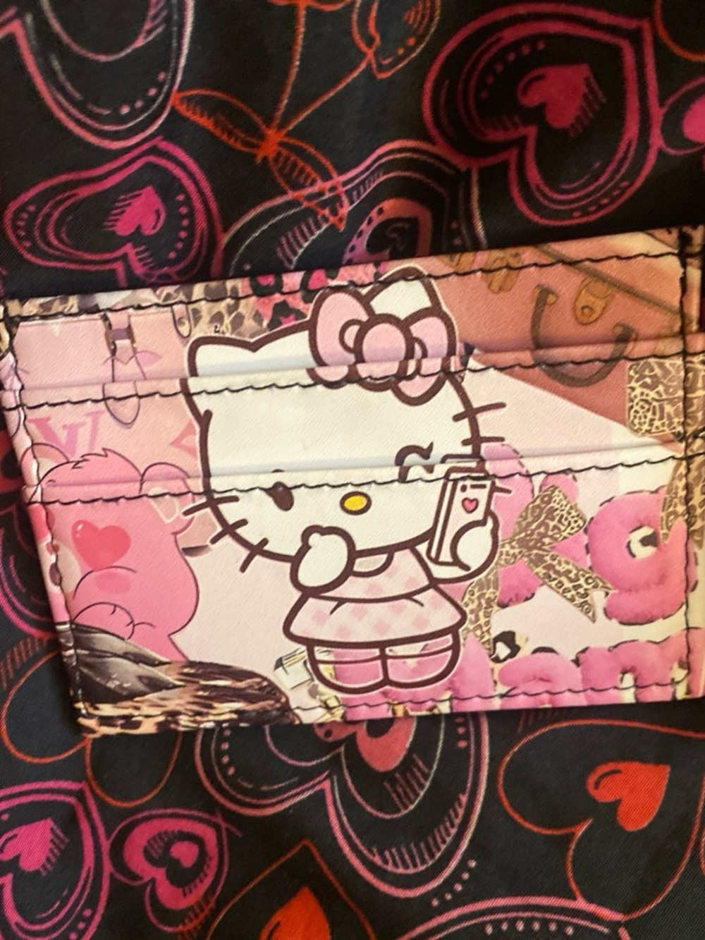 Hello Kitty Pink Card Wallet